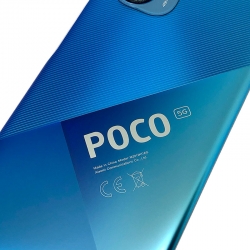 Poco F3 - tylna klapka baterii błękitna ORYGINAŁ