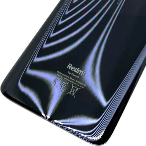 Redmi Note 8 Pro - tylna klapka baterii czarna ORYGINAŁ ce