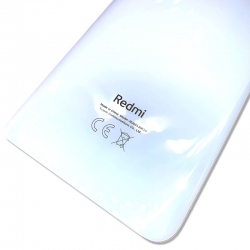 Xiaomi Redmi Note 9 Pro - tylna klapka baterii biała ORYGINAŁ