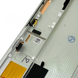 Xiaomi Mi Note 10 / Pro / Lite - wyświetlacz srebrny ramka ORYGINAŁ