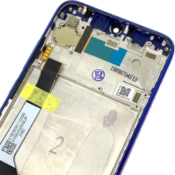 Xiaomi Redmi Note 7 - wyświetlacz LCD niebieski ramka ORYGINAŁ
