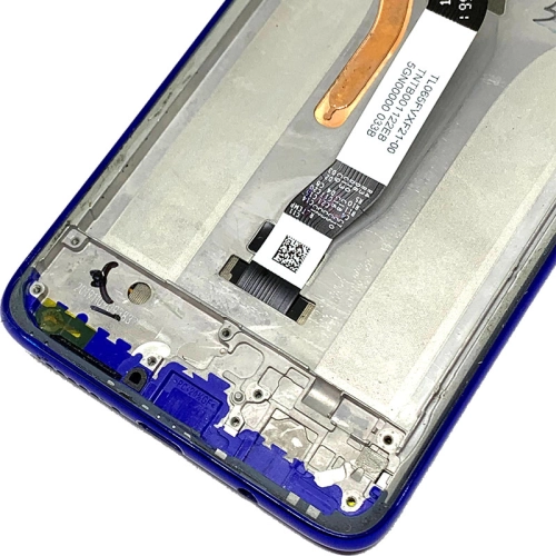 Redmi Note 8 Pro - wyświetlacz niebieski ramka outlet ORYGINAŁ