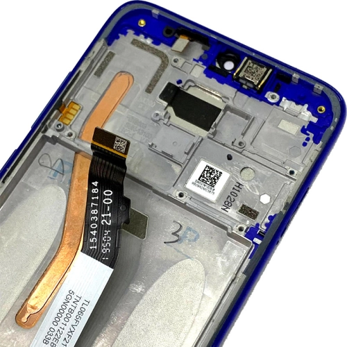 Redmi Note 8 Pro - wyświetlacz niebieski ramka outlet ORYGINAŁ