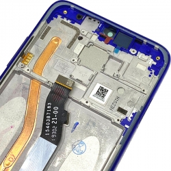 Xiaomi Redmi Note 8 Pro - wyświetlacz niebieski ramka ORYGINAŁ